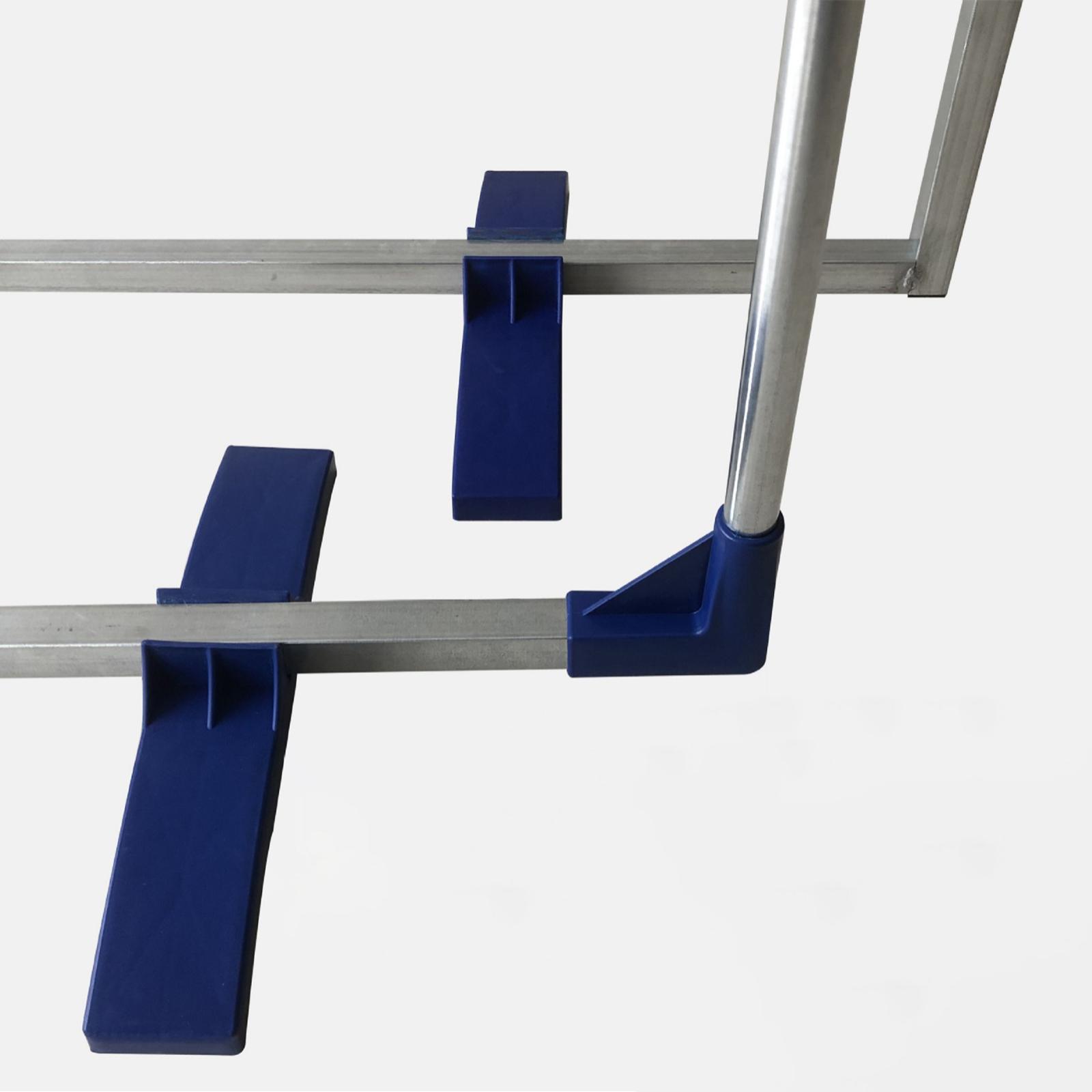 Table Tennis Ranking - 1 Paar Tischtennisplatz-Barrierefußhalterungen für 2cm quadratische