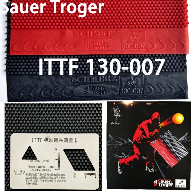 Table Tennis Rubber Anti Spin - Superweicher Tischtennisbelag mit mittelgroßen Noppen OX