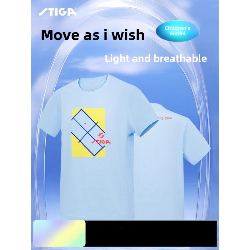 Table Tennis Uniform - STIGA Tischtennis-Uniform für Kinder, Sommer, schnell