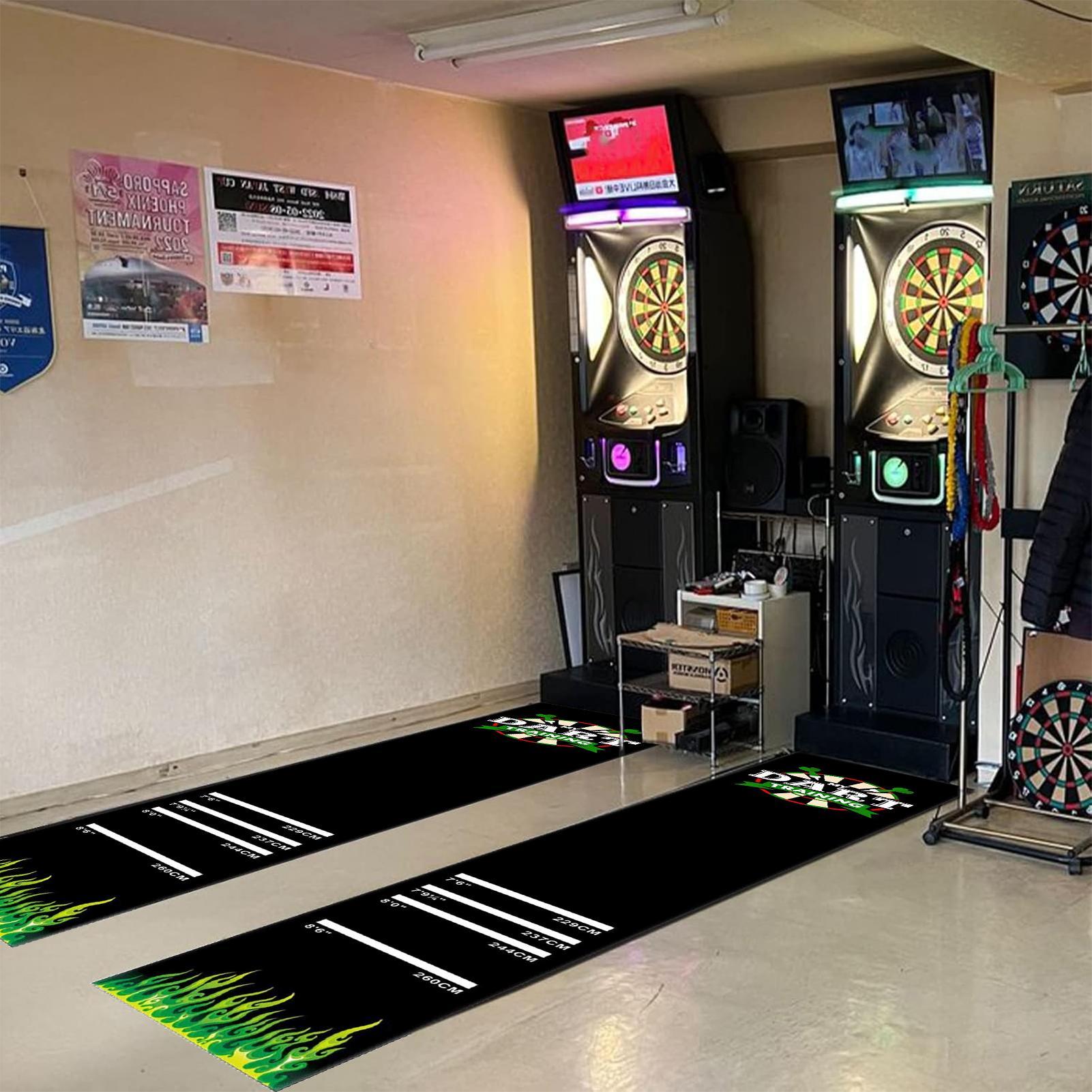 Throw Distance Board - Neue Dartmatte, rutschfeste Schutzmatte, stoßdämpfend, mit