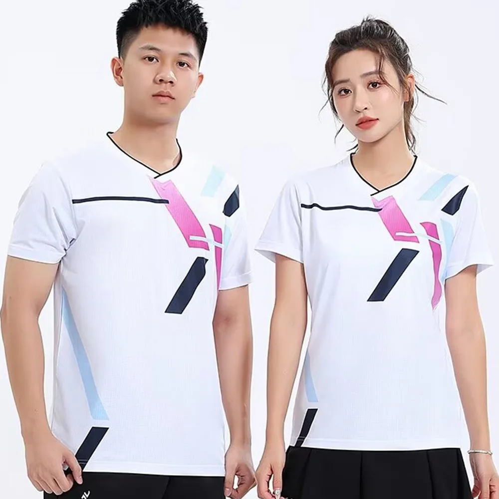 Table Tennis Uniform - Badminton-T-Shirt für Herren und Damen, schnell