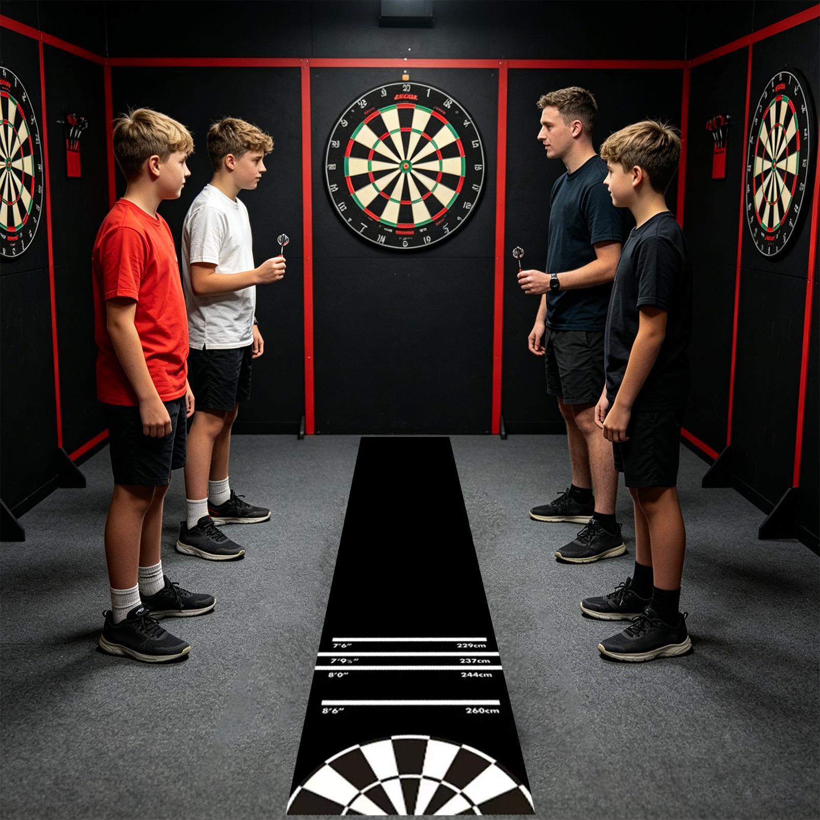 Multifunktionale Dart-Matte Ru – Throw Distance Board Bewertung und Preis