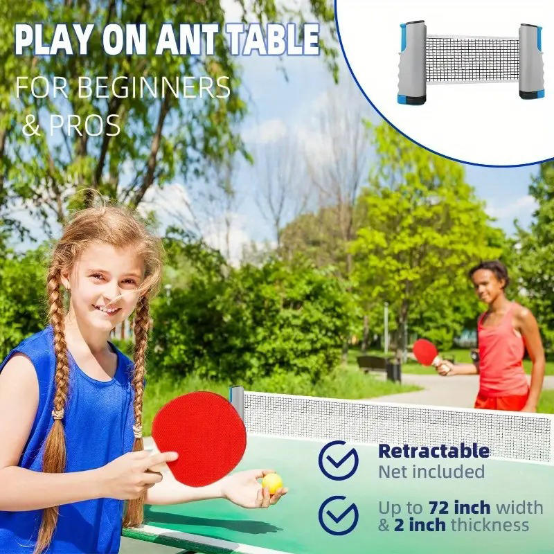 Tragbares Tischtennisnetz, erw – Table Tennis Ranking Bewertung und Preis
