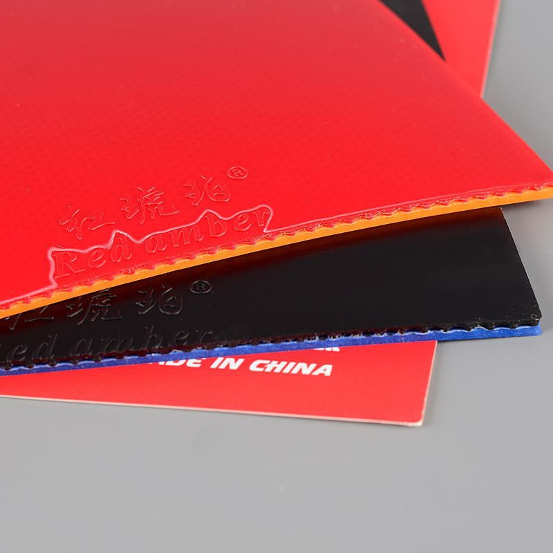 ● Red Amber Tischtennisgummi,  – Table Tennis Rubber Anti Spin Bewertung und Preis