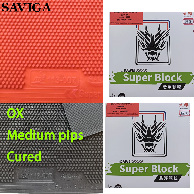 SAVIGA OX Langnoppen Einseitig – Table Tennis Rubber Anti Spin Bewertung und Preis
