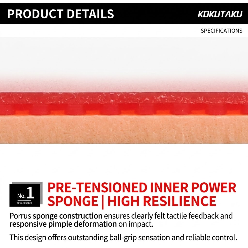 Kokutaku Sakura 868 Gummiset,  – Table Tennis Rubber Anti Spin Bewertung und Preis
