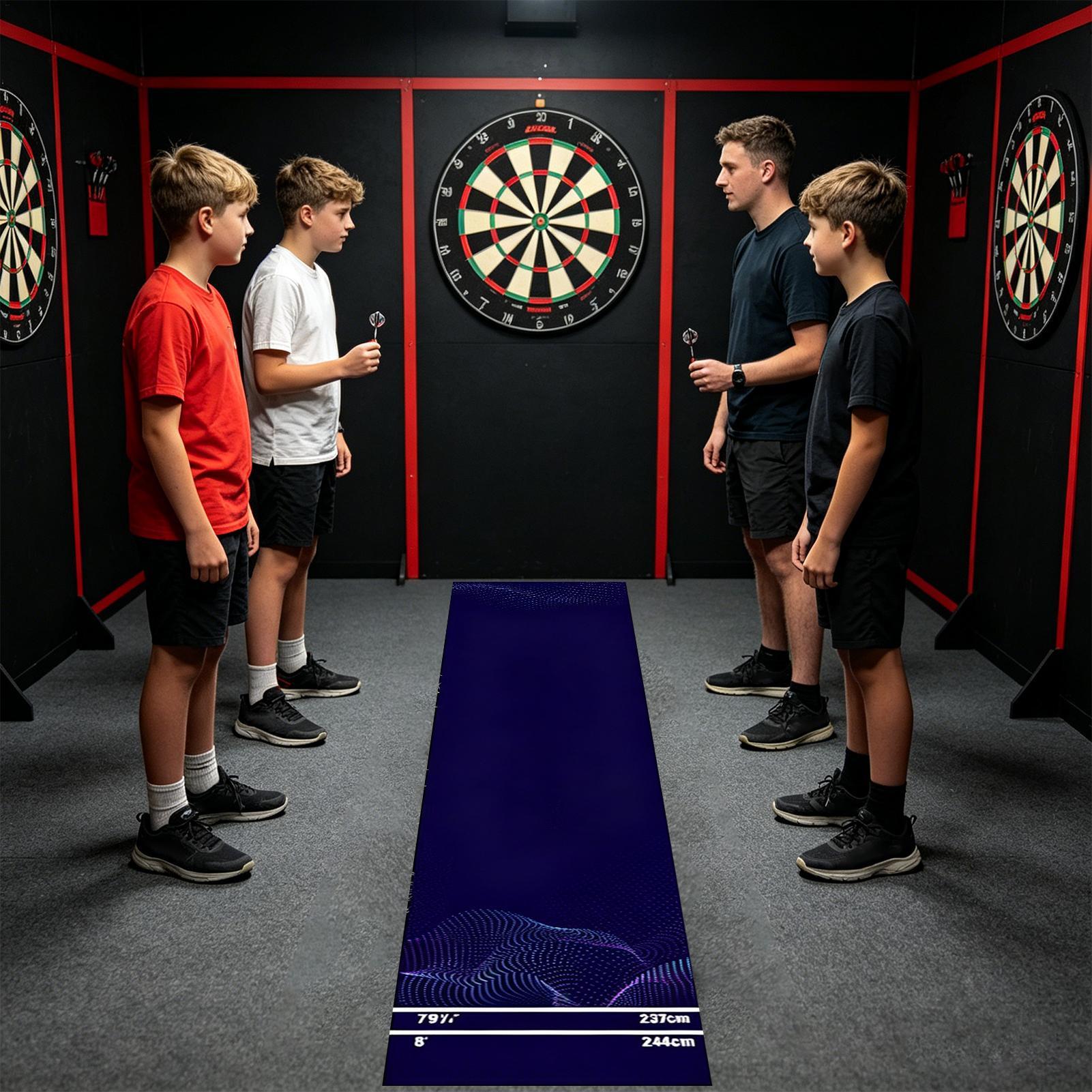 Dartmatte, tragbar, rutschfest – Throw Distance Board Bewertung und Preis