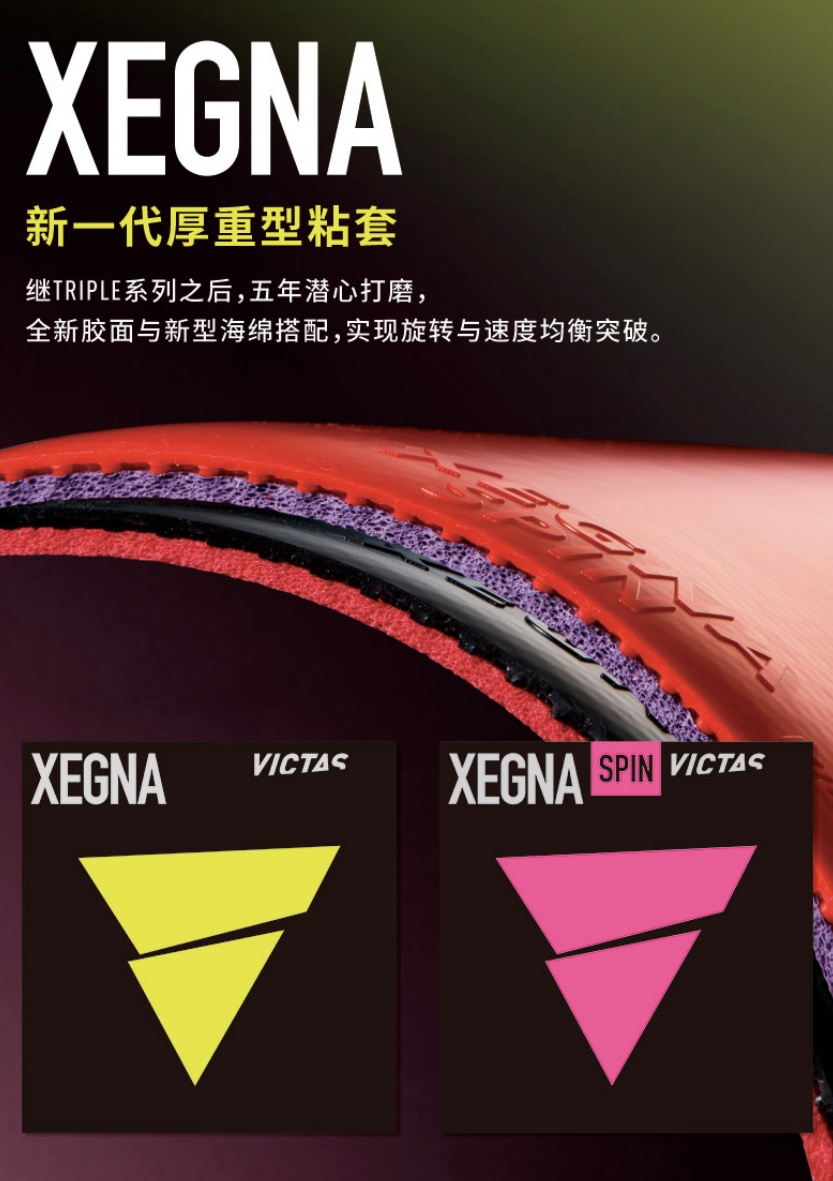 VICTAS XEGNA SPIN /XEGNA – Table Tennis Rubber Anti Spin Bewertung und Preis